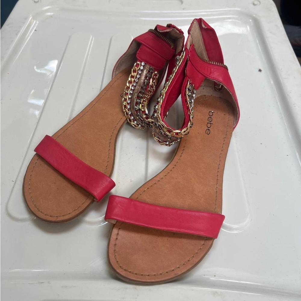Bebe Women's Vibrant Pink Sandals